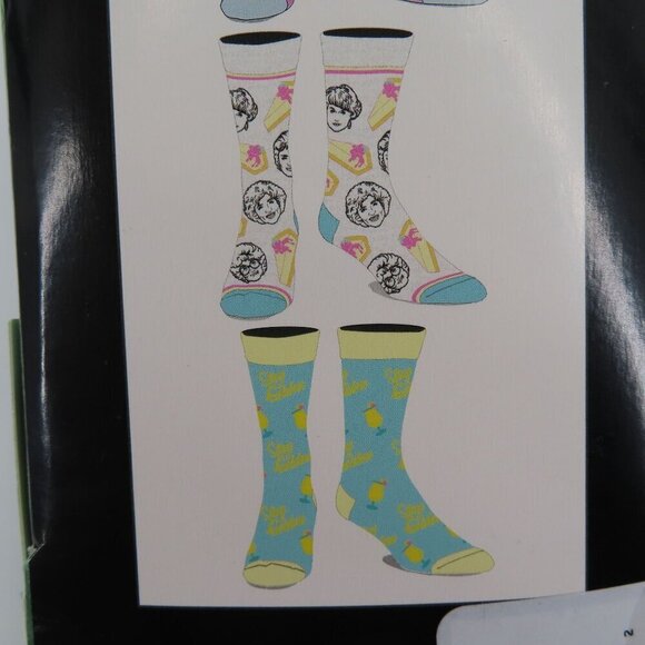 Bioworld Golden Girls 6 Pair Casual Crew Socks Mens 8-12 UPC 013244587602 NEW - Picture 11 of 14